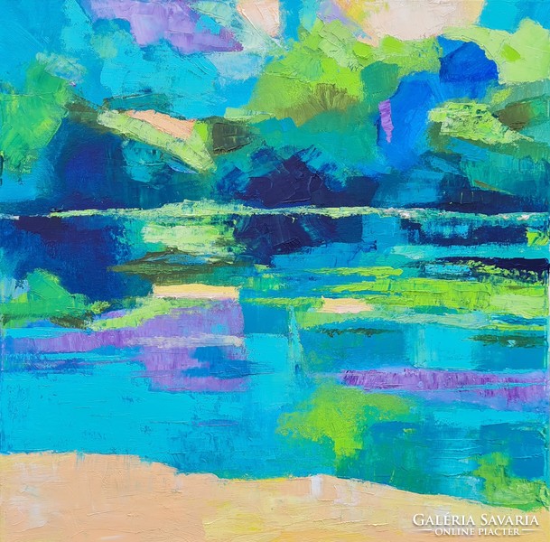 Tükröződések 8. (50x50cm)