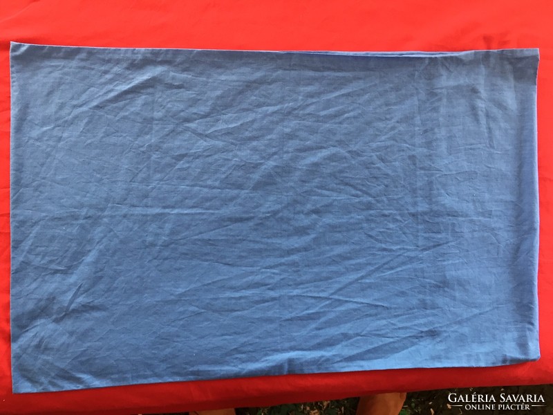 Egyszínű részben pamut párnahuzat, kék  46 x 74 cm - George home márka