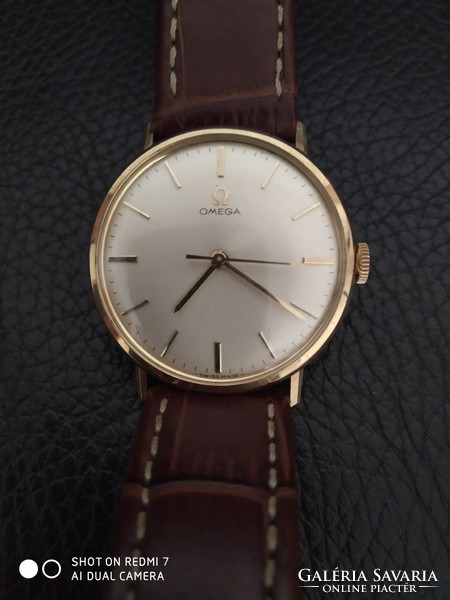 Gold 14kr.-Os omega men's watch (1965) /601 ed./