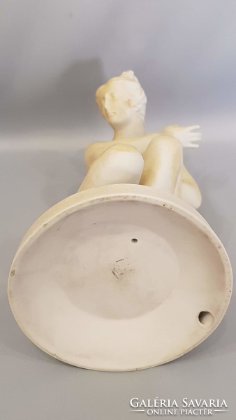 Ceramic sculpture, female nude
