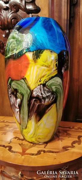 Különleges muránói üveg váza