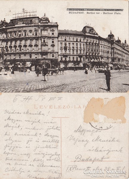 Budapest Berlini tér kb1910 RK Magyar Hungary