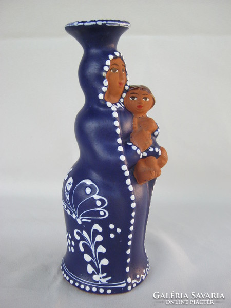 Retro ... Mother with baby ceramic figure