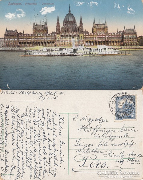 Budapest Országház - Parlament 1914-1932 RK Magyar Hungary