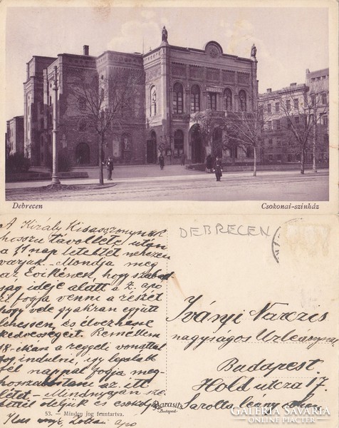 Debreczen Csokonai szinház I kb1920 RK Magyar Hungary