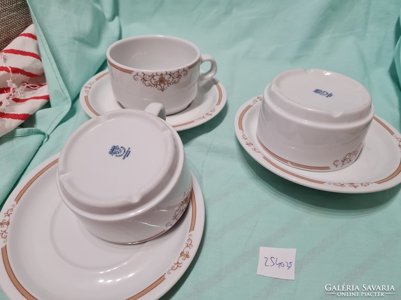 Alföldi 3 teacups + base 17 cm