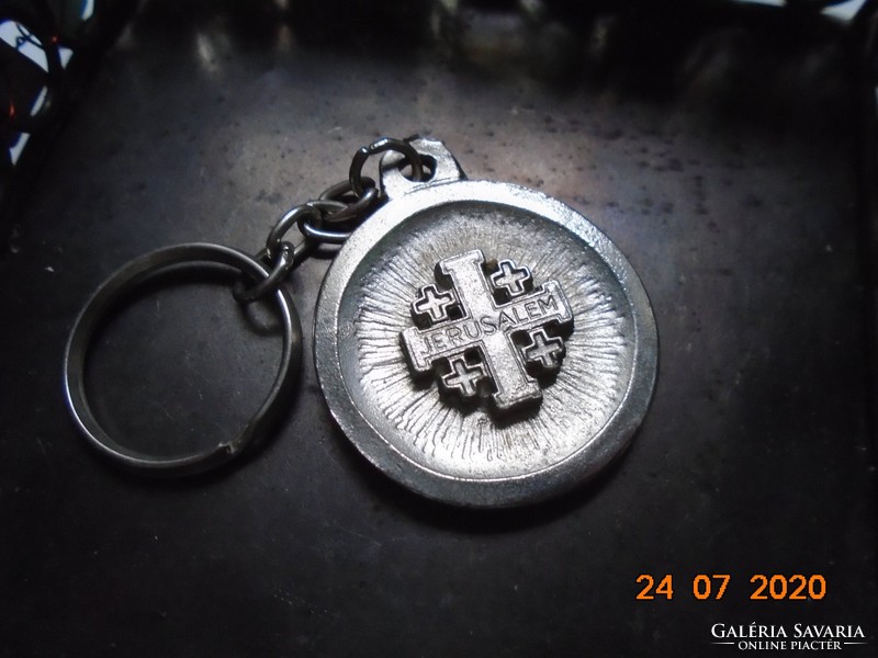 Gethsemane Jerusalem commemorative coin with key ring