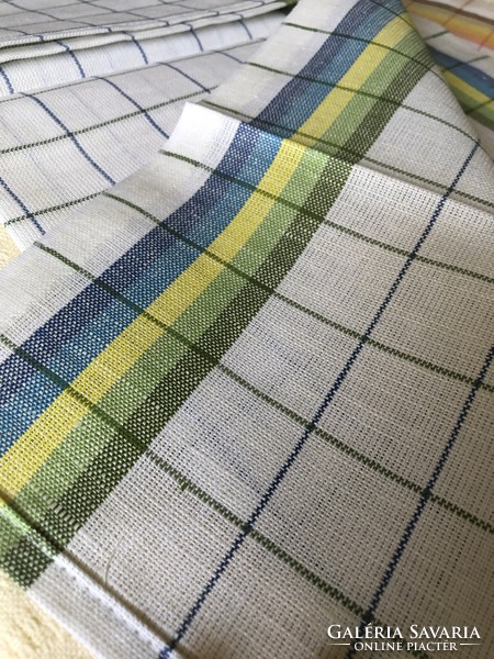 Retro colorful checkered tea towel (3 pcs/pack)