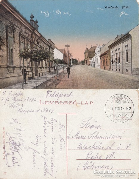 Dombovár Fő tér 1914 RK Magyar Hungary