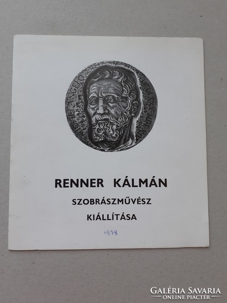 Kálmán Renner - catalog
