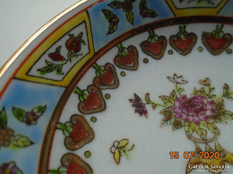 Jingdezhen kézzel festett aranyozott kínai díszes tálka