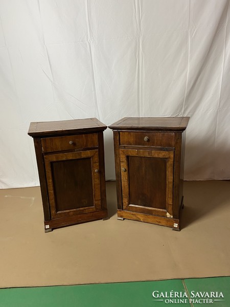 Antique bieder nightstand 2pcs (polished)