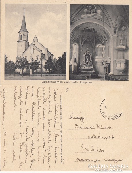 Lajoskomárom róm. kat. templom 1940 RK Magyar Hungary