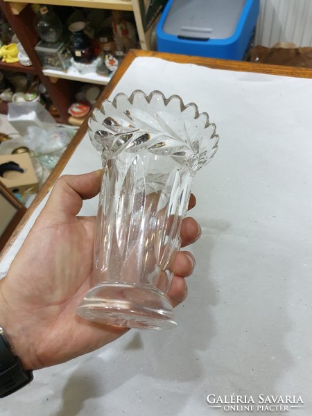 Régi kristály váza