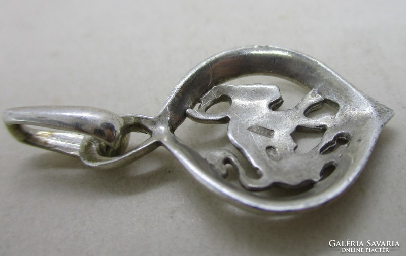 Special bull horoscope silver pendant
