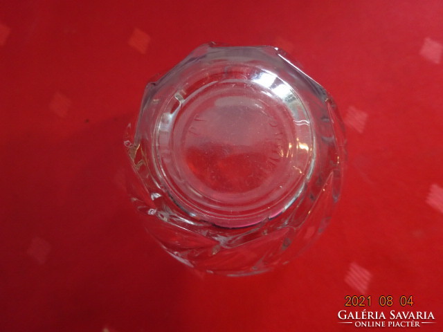 Glass cup, height 7 cm, diameter 7 cm. He has!
