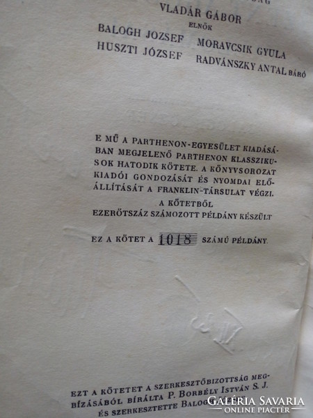 Szent Ágoston vallomásai I. kötet (1943)