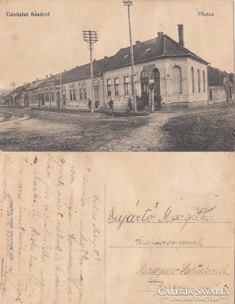 Sásd Főutca 1921 RK Magyar Hungary