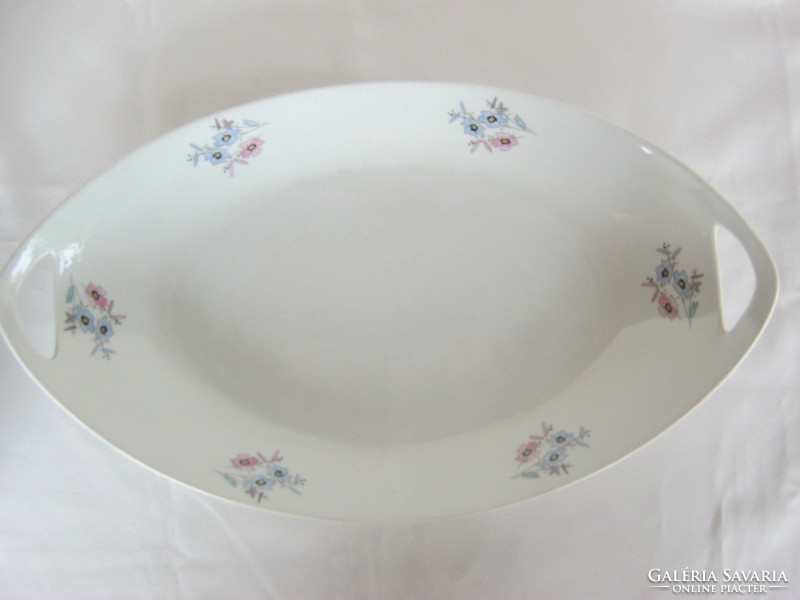 Zsolnay porcelain large bowl with handle