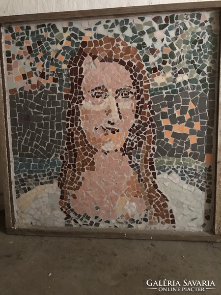Beépíthető mozaik portré