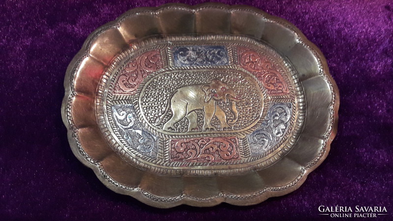 Copper elephant tray, small tray