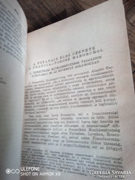Marx és Engels válogatott művei I. kötet - Szikra kiadás 1949