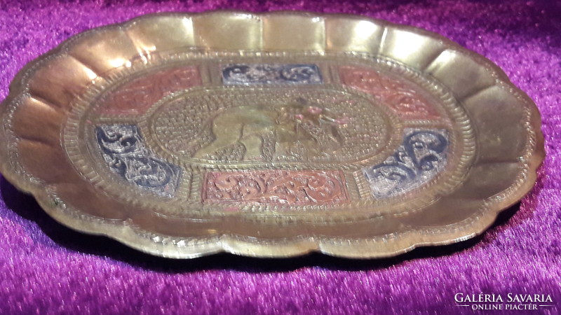 Copper elephant tray, small tray