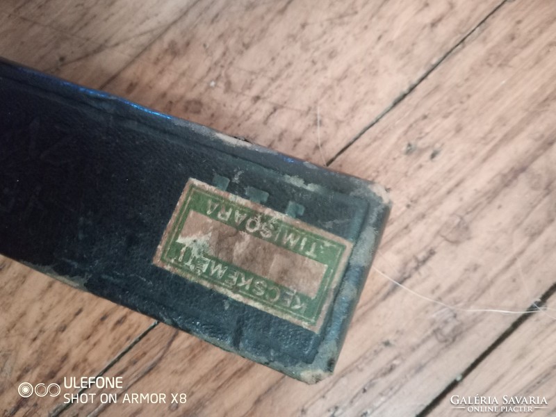 42 Garantie Paris ritka jelzett Antik borotva eredeti dobozában