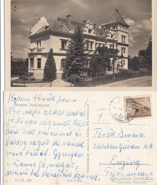 Zebegény Villa 1955 RK Magyar Hungary