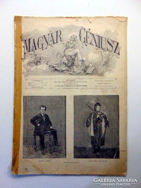 1892  /  MAGYAR GÉNIUSZ  /  Régi ÚJSÁGOK KÉPREGÉNYEK MAGAZINOK Ssz.:  18045