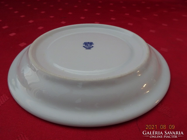 Alföldi porcelain, blue striped tea cup coaster, diameter 16.5 cm. He has!