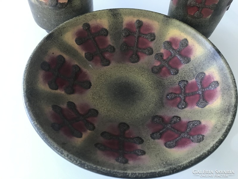 Retro German ceramic set, VEB Handelsleben Keramik