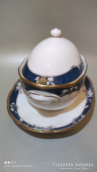 NORITAKE Japán minőségi porcelán teás kávés reggeliző készlet 6 személyes jelzett eredeti hibátlan