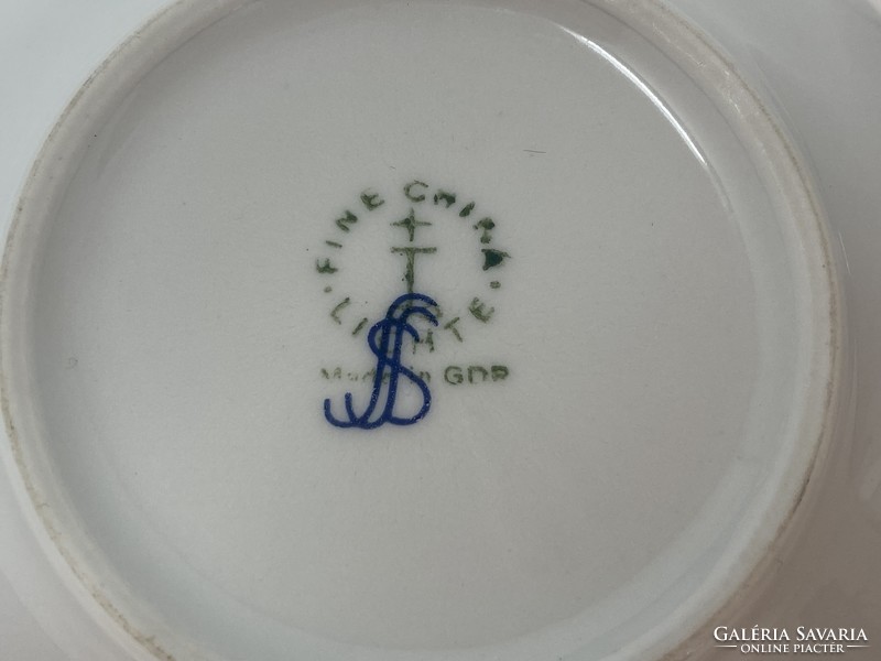 Lichte porcelán- Keleti stílusú, sárkány mintás mokkás csészék és aljak - CZ