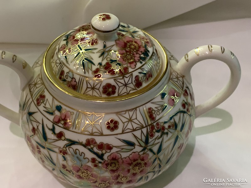 Zsolnay perzsa mintás teás készlet