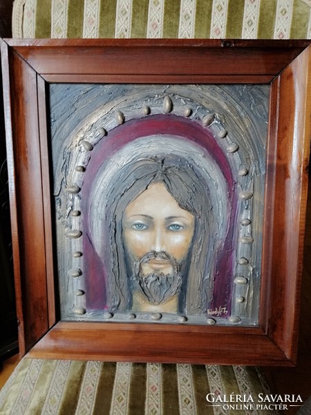 Károlyfi Zsófia: Krisztus című festménye