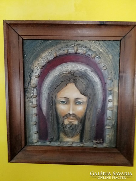 Károlyfi Zsófia: Krisztus című festménye
