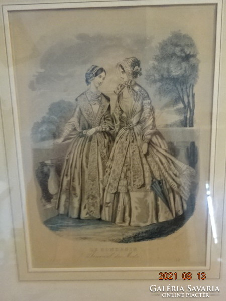 Le Hongrois Journal des Domes - magyar ruhadivat képei 1848. 38. kép. Vanneki.