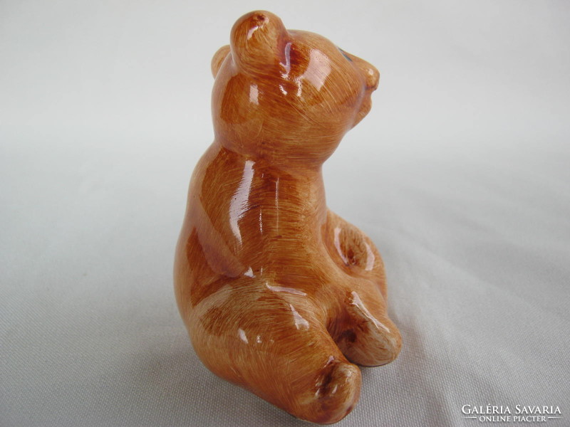 Retro ... Bodrogkeresztúr ceramic figurine nipple teddy bear sorry