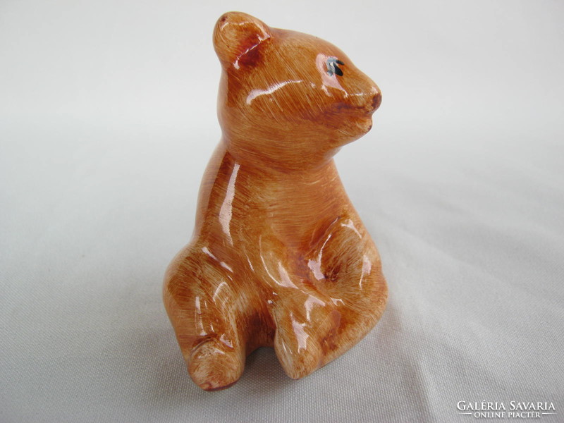 Retro ... Bodrogkeresztúr ceramic figurine nipple teddy bear sorry