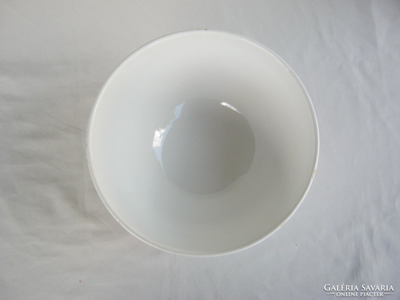 Retro ... Granite ceramic bowl with strawberry pattern