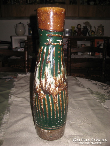 Retro váza  a 60 as évekből  , Képcsarnokos ,  zsűrizett  ,  36 cm