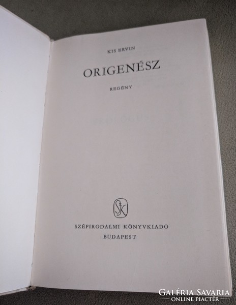 Kis Ervin: Origenész (1974)