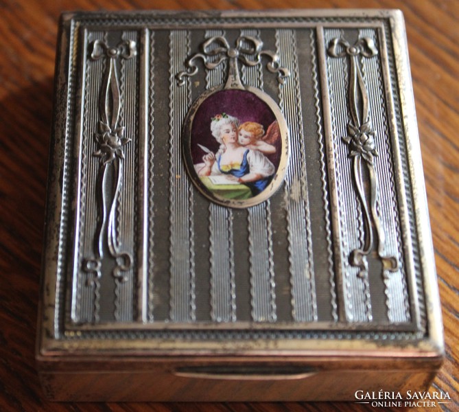 Georg Adam Scheid antik ezüst doboz.
