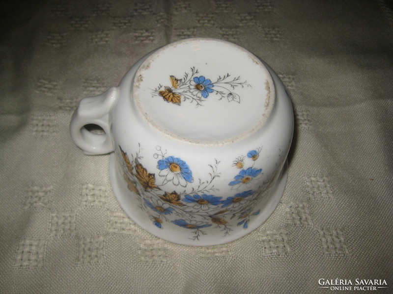 Viennese blue floral coma cup,