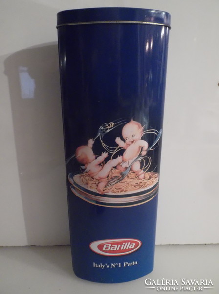 Box - spaghetti - kewpie doll - different patterns on both sides - retro - box