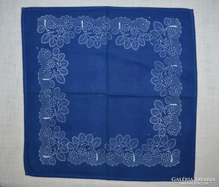 10 pcs retro canvas blue painter's napkin (dbz 0065)