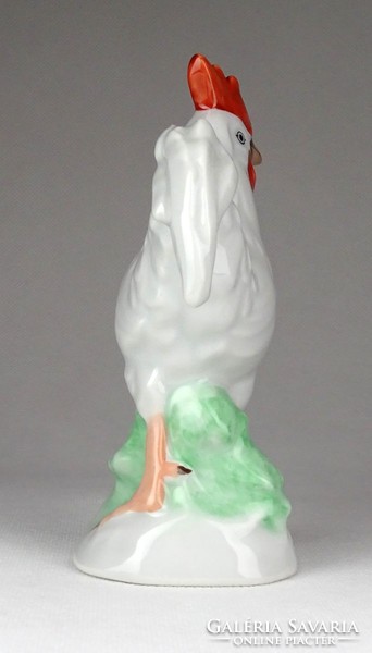 1F797 Kézzel festett Herendi porcelán kakas figura 13.7 cm