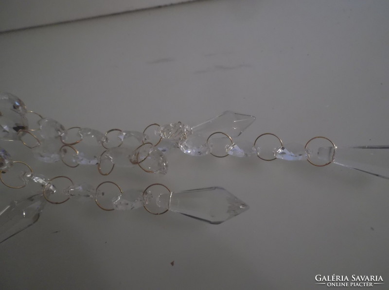 Chandelier - crystal - new - 63 x 15 cm