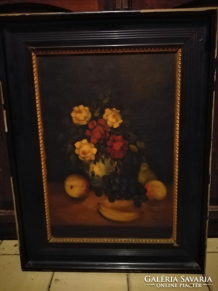 Flower still life painting 50 x 65 cm